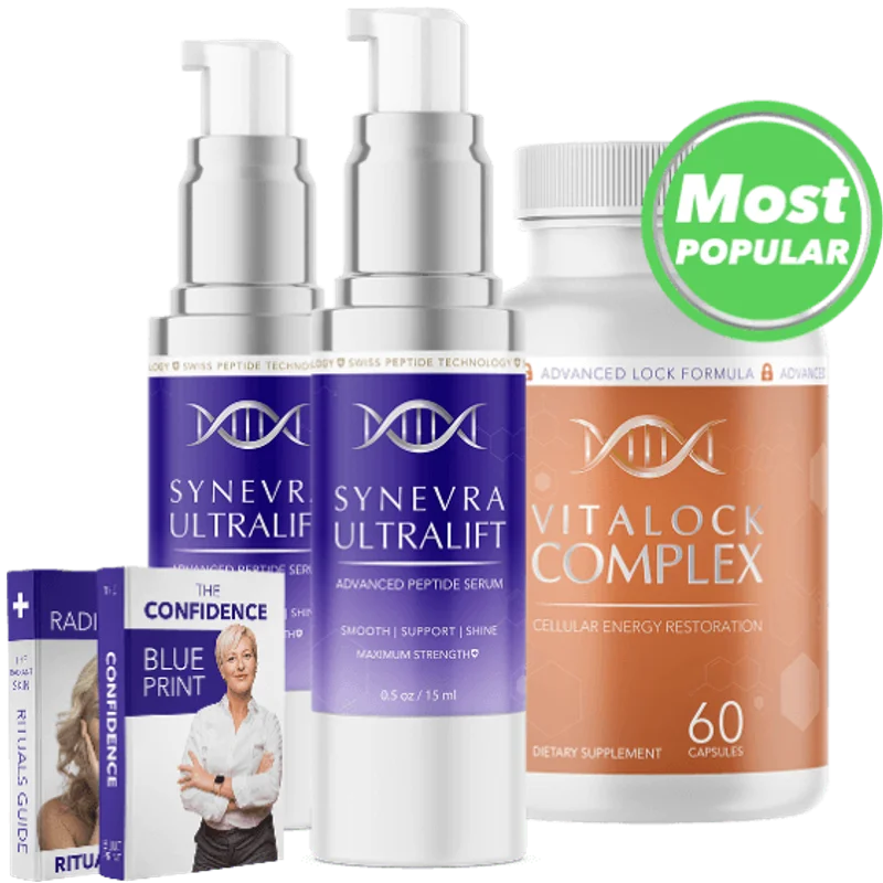 Synevra UltraLift Nail Skin Health Relief Supplement — 3 Bottle / 90 Day Pack